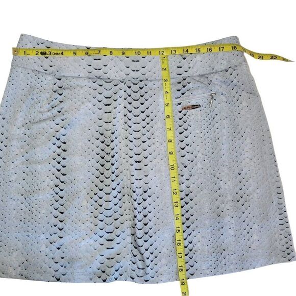 Jamie Sadock Golf Skort Womens Size 16 Snake Print Skirt Tennis Athletic Pockets - Picture 12 of 13